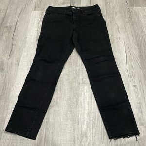 Old Navy power slim straight mid rise (short) jeans